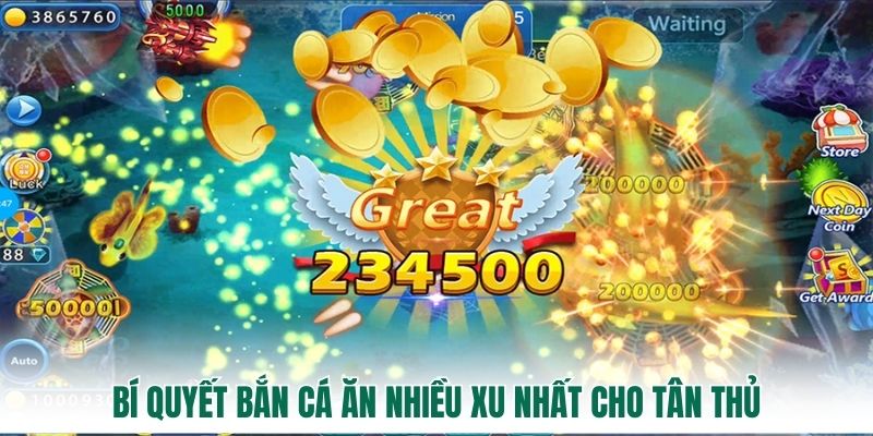 Bí quyết bắn cá ăn nhiều xu nhất cho tân thủ