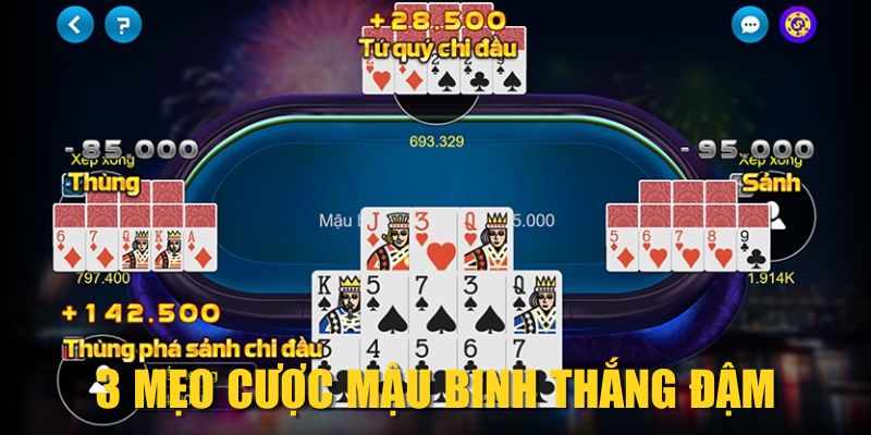 3 mẹo cược Mậu Binh thắng đậm