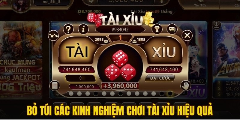 Bỏ túi các kinh nghiệm chơi tài xỉu hiệu quả