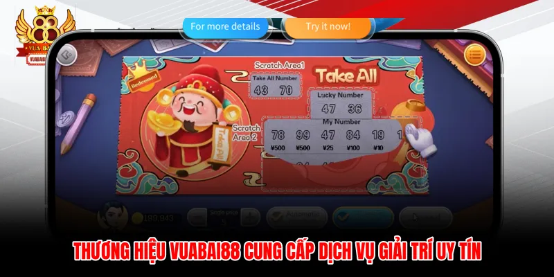 Thương hiệu Vuabai88 cung cấp dịch vụ giải trí uy tín