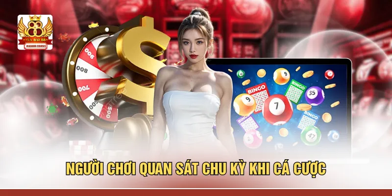 Người chơi quan sát chu kỳ khi cá cược