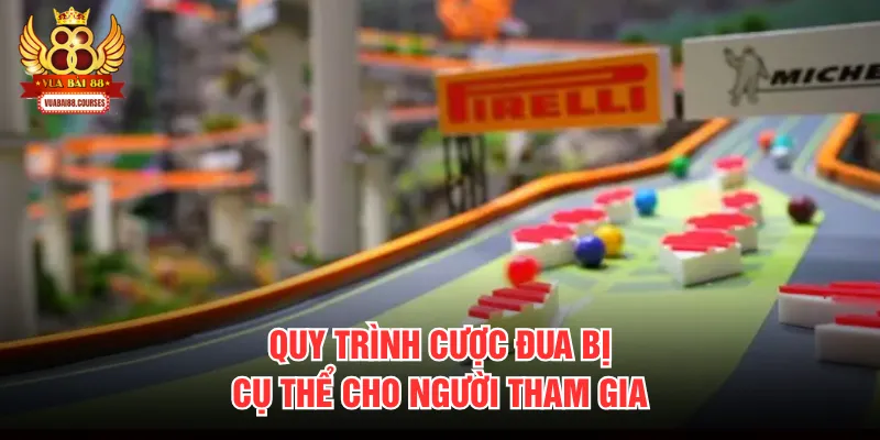 Quy trình cược đua bị cụ thể cho người tham gia