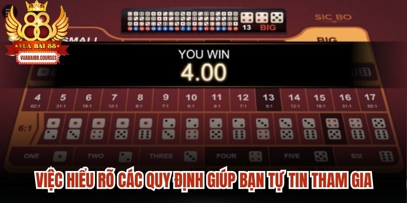 Việc hiểu rõ các quy định nền tảng Tài xỉu sicbo giúp bạn tự tin tham gia