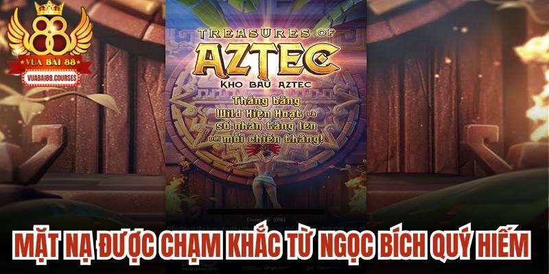 Mặt nạ được chạm khắc từ ngọc bích quý hiếm đại diện nhân đôi tiền