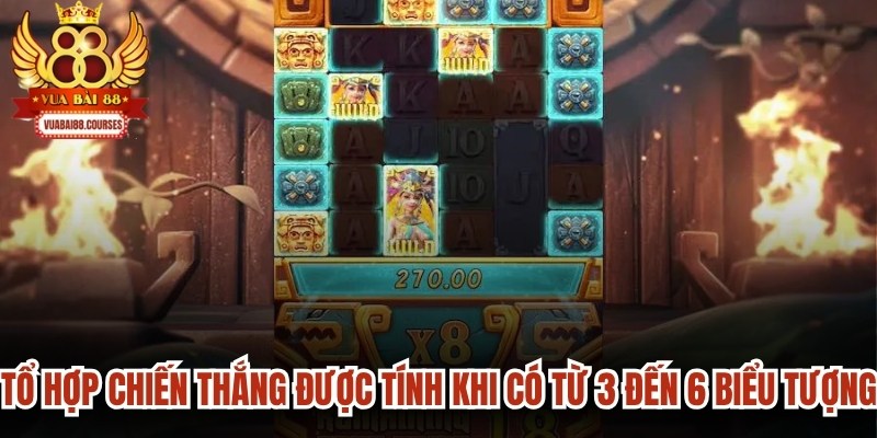 Tổ hợp chiến thắng được tính khi có từ 3 đến 6 biểu tượng giống