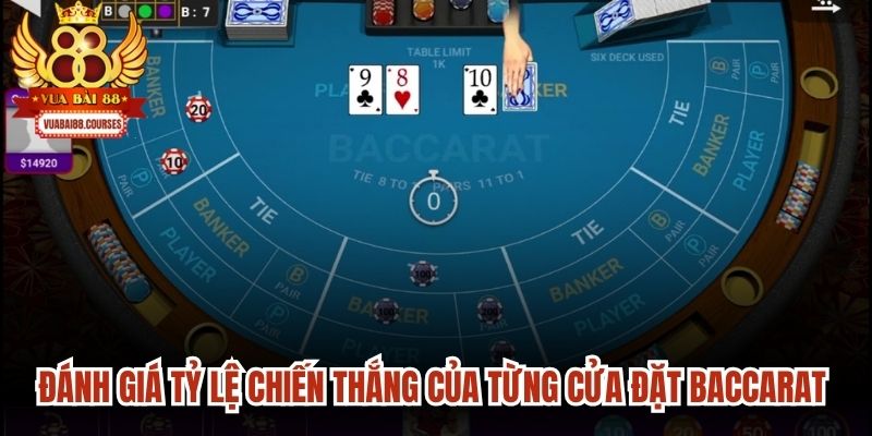 Đánh giá tỷ lệ chiến thắng của từng cửa đặt Baccarat rất cần thiết