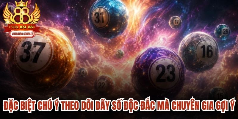 Hãy đặc biệt chú ý theo dõi các dãy số độc đắc mà chuyên gia gợi ý