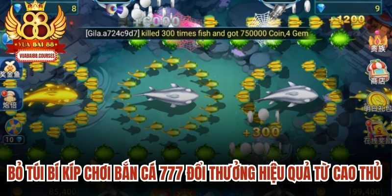 Bỏ túi bí kíp chơi bắn cá 777 đổi thưởng hiệu quả từ cao thủ lão làng