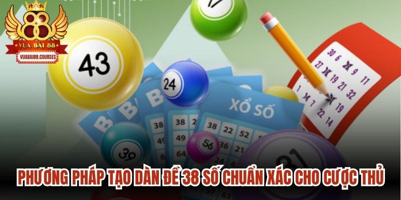 Phương pháp tạo dàn đề 38 số chuẩn xác cho cược thủ