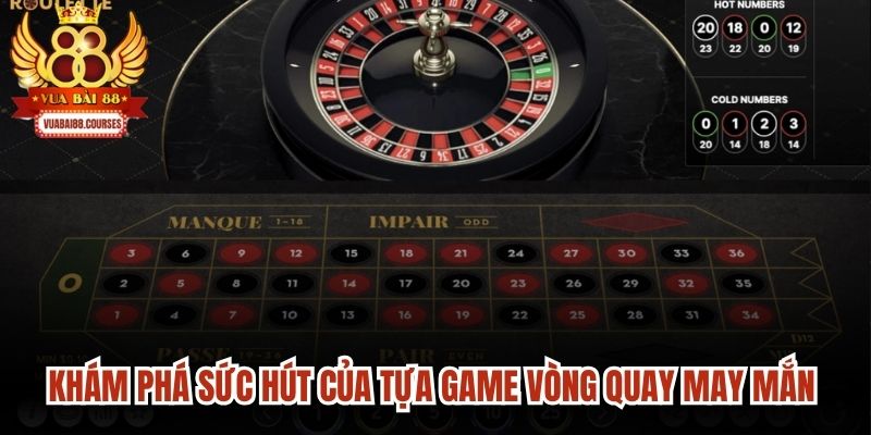 Khám phá sức hút của tựa game vòng quay may mắn roulette online